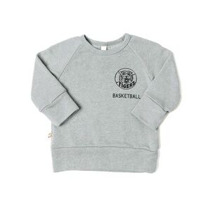 NWOT Childhoods Clothing Pullover Crew in Tigers Basketball Print - 4T